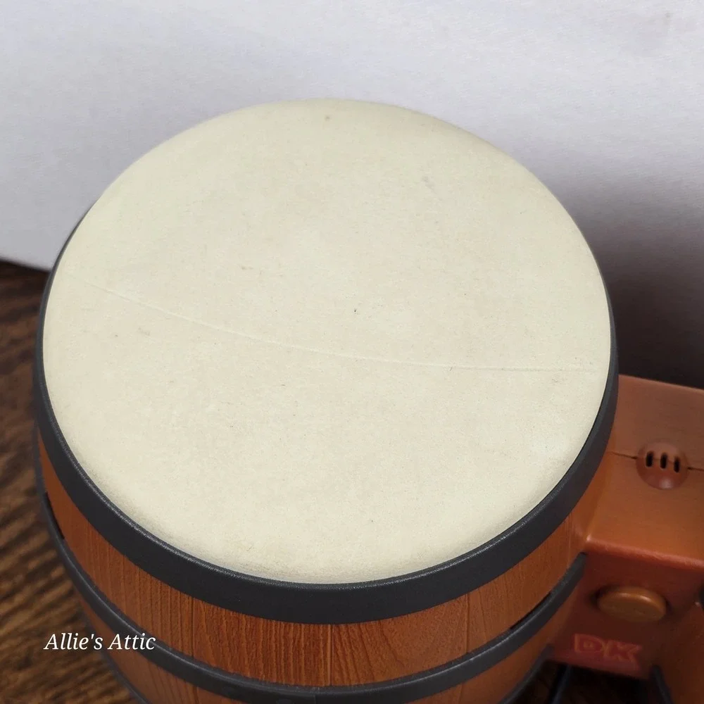 DK Donkey Kong Bongos Nintendo GameCube Wii DOL-021 Drum Controller Untested